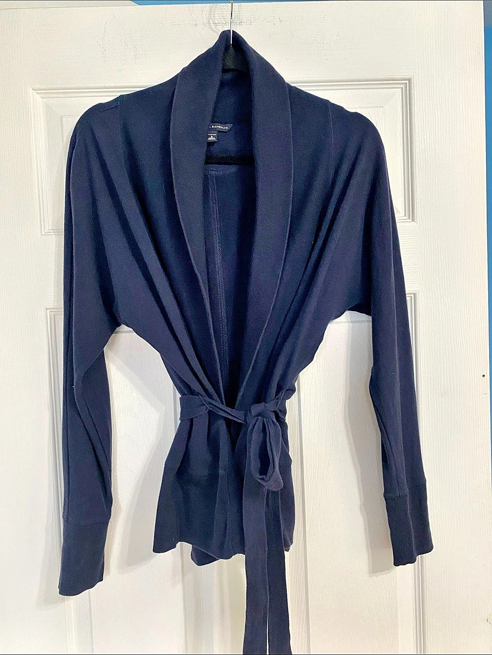 Banana Republic Black Wrap Cardigan Size Medium
